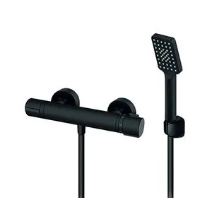 Rosan  Thermo S.2 BLACK Termostatska baterija za tuš sa ručnim tušem