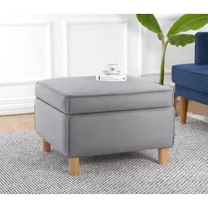 Roscen - Grey Grey Pouffe
