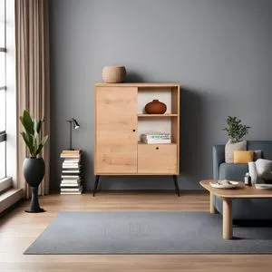 Rose Oak
Black Multi Purpose Cabinet