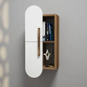 Rose - Walnut, White Walnut
White Wall Shelf
