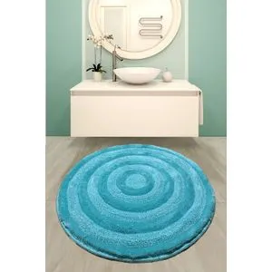 Round - Mint Mint Acrylic Bathmat