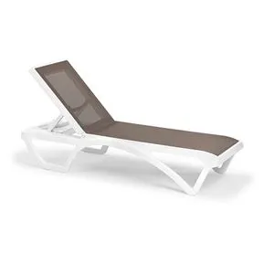 Royale Mesh - White, Taupe White
Taupe Sunlounger