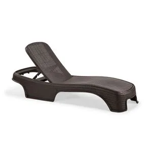 Royale Rattan - Dark Brown Dark Brown Sunlounger