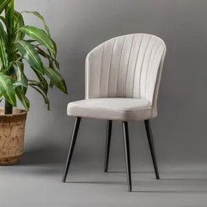 Rubi - Cream Cream
Black Chair Set (2 Pieces)