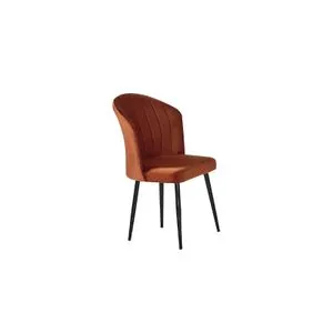Rubi - Orange, Black Orange
Black Chair Set (4 Pieces)