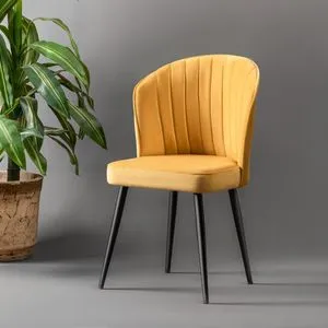 Rubi - Yellow Yellow
Black Chair Set (2 Pieces)