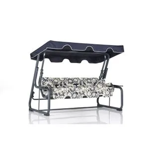 Rubus 2 - Multicolor Multicolor Garden Triple Swing Chair