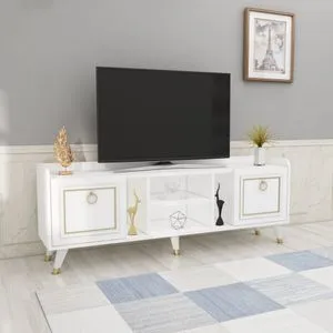 Ruby - White White
Gold TV Unit