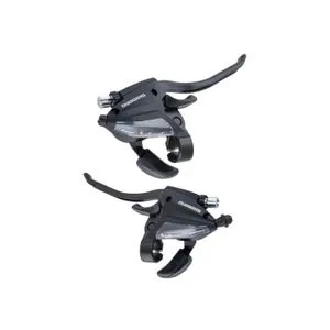 Ručice menjača i kočnice shimano stef50 3/8 crne estef51r8