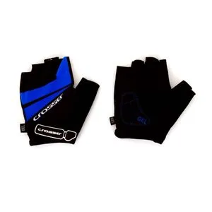 Rukavice CROSSER CG-512 SHORT FINGER black / Blue M