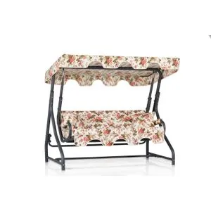 Ruta 10 - Multicolor Multicolor Garden Triple Swing Chair