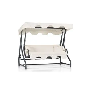 Ruta 19 - Dark Green, White Dark Green
White Garden Triple Swing Chair
