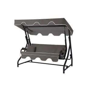 Ruta - Anthracite Anthracite Garden Triple Swing Chair