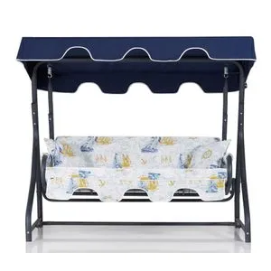 Ruta Multicolor Garden Triple Swing Chair