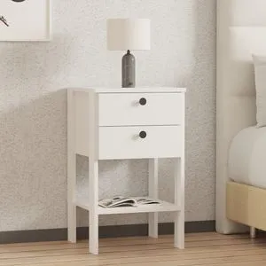 Ruzisa - White v2 White Nightstand