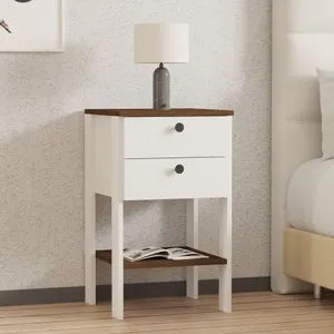 Ruzisa - White, Walnut White
Walnut Nightstand