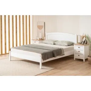 Rüzgar Modern Country - Dupli Krevet 120 x 200 cm u Beloj Boji