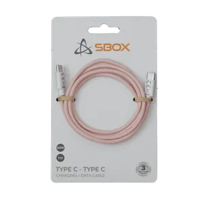 S BOX Kabl Type C / Type C - 60 W, Roze
