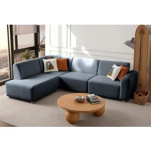 S-Loft Levi Ugaoni Sofe - Plava