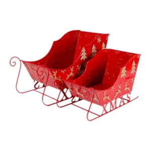 S/2 Dekor sanke, irvasi,crvene metal