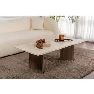 Sabin - Travertine, Venezia Walnut Travertine
Venezia Walnut Coffee Table