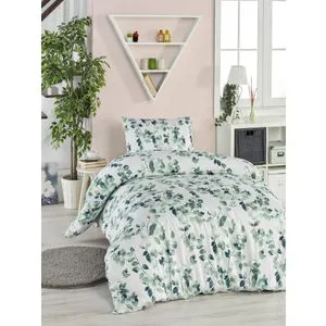Sabine - Zeleni vPoly Set Pokrivača za Krevet (EU)