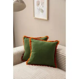 Sacakli - Black v3 Black Cushion Cover Set (2 Pieces)