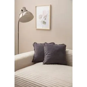 Sacakli - Grey v4 Grey Cushion Cover Set (2 Pieces)