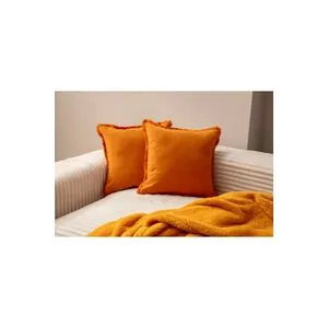 Sacakli - Orange v2 Orange Cushion Cover Set (2 Pieces)
