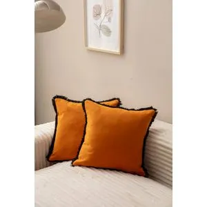 Sacakli - Orange v3 Orange Cushion Cover Set (2 Pieces)