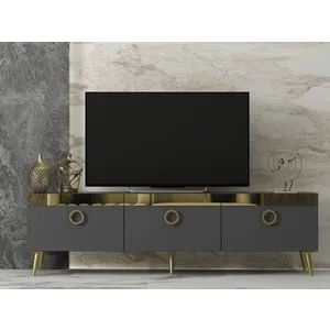 Safar - Anthracite Anthracite TV Stand