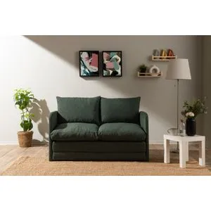 Saga 2-Seater - Green Green 2-Seat Sofa-Bed