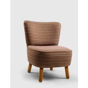 Saga Nostaljik - Brown Brown Wing Chair