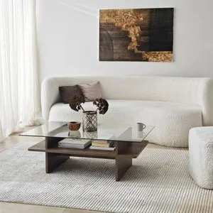 Saga Rectangle - Walnut, Transparent Walnut
Transparent Coffee Table