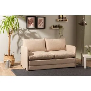 Saga XL 2-Seater - Beige Beige 2-Seat Sofa-Bed