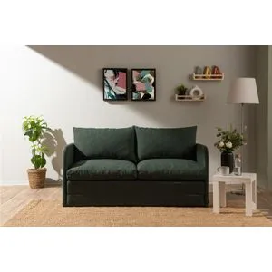 Saga XL 2-Seater - Green Green 2-Seat Sofa-Bed
