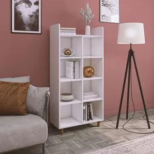 Saka 4 - White White Bookshelf
