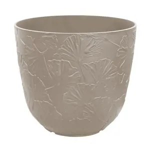 Saksija Ginko 36cm tamno krem 