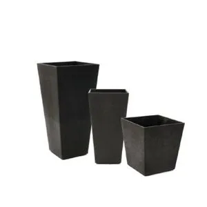 Saksija Sonata 33cm tamno siva