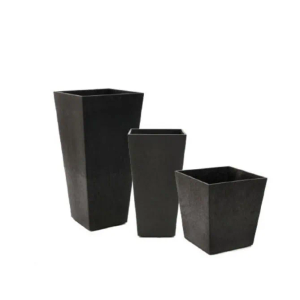 Saksija Sonata 33cm tamno siva