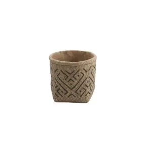 Saksija STOFFA NATURALE AK097-135 14x14x13 - N03