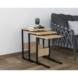 Sali - Black, Sapphire Oak Black
Sapphire Oak Nesting Table (3 Pieces)