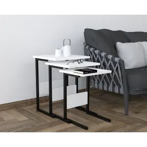 Sali - Black, White Black
White Nesting Table (3 Pieces)