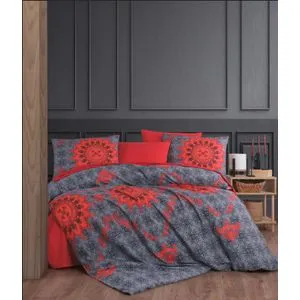 Saltanat - Red Red
Anthracite Ranforce King Quilt Cover Set (IT)