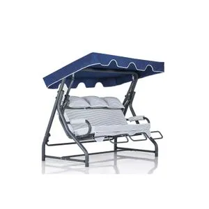 Salvia 1 - Multicolor Multicolor Garden Triple Swing Chair
