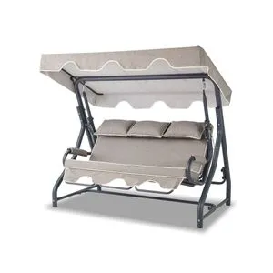 Salvia - Trostruka ljuljaška za vrt u antracit sivoj boji