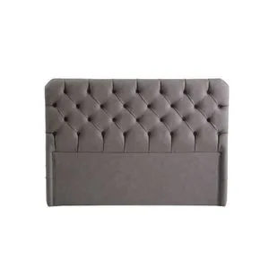 Samira 160 x 200 - Grey Grey Headboard