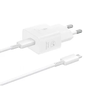 Samsung kucni punjac (USB Type-C) 3A 25W sa kablom beli (EP-T2510-NBE)