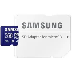 Samsung MB-MD256SA/EU MicroSD 256GB, PRO Plus, SDXC, UHS-I U3 V30 A2, Read up to 180MB/s, Write u...