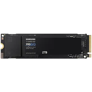 Samsung MZ-V9E2T0BW M.2 NVMe 2TB, 2280, PCIe Gen 4x4/5x2, 990 EVO, Read up to 5,000 MB/s, Write u...